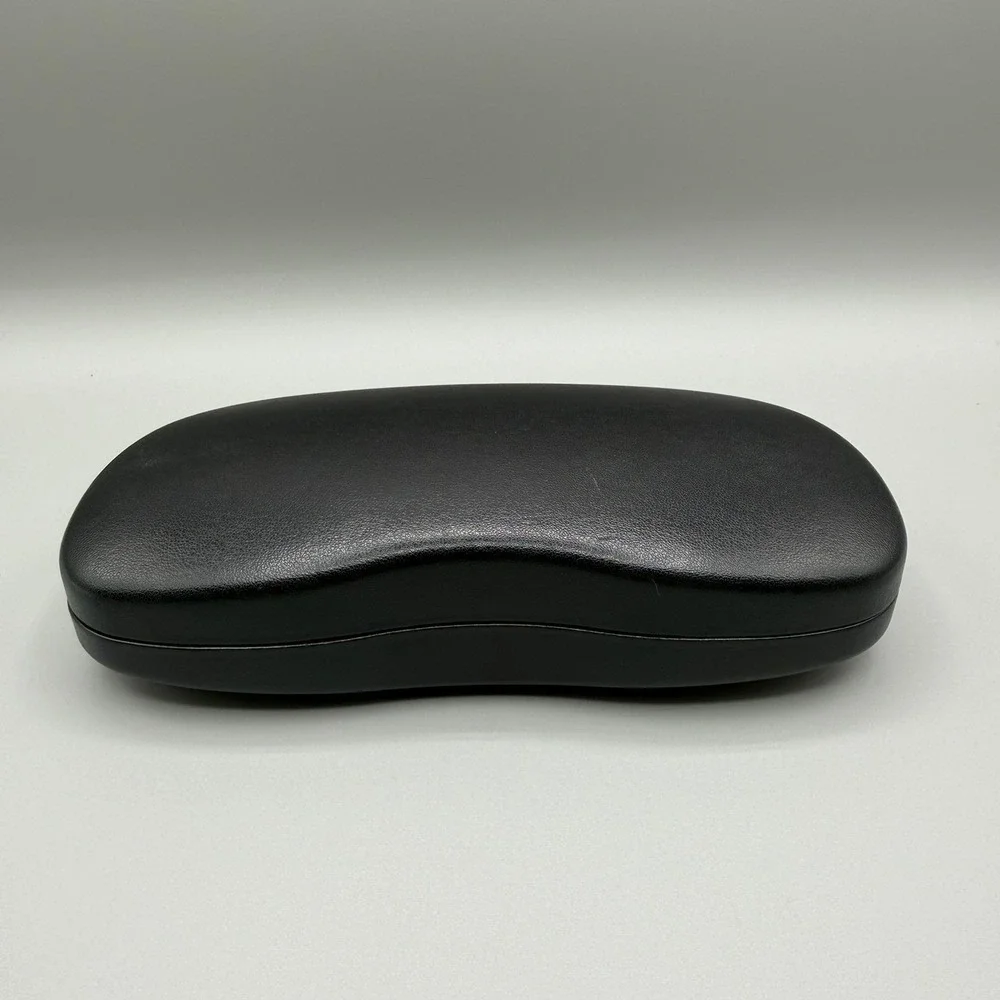Ray-Ban Black Hard Shell Clamshell Sunglasses Eyeglasses‎ Case Biege Interior